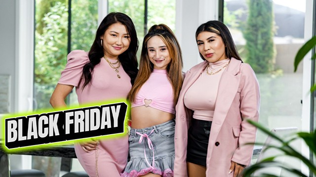 Jade Luv, Isabella Nice, Tokyo Lynn i Aviana Violet - 😈 Tradycyjna Azjatycka Kolacja Freeuse: Obciąganie Macochy, Cipka Przyrodniej Siostry i Usta Cioci - Porn