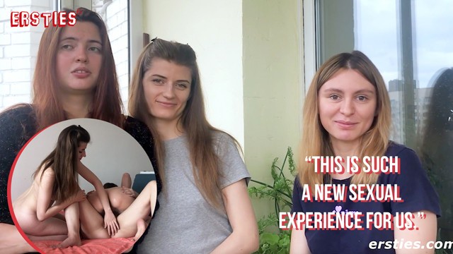 Ersties - Trójkąt z Gorącą Dziewczyną Prowadzi do Gorącego Seksu Lesbijskiego - Porn
