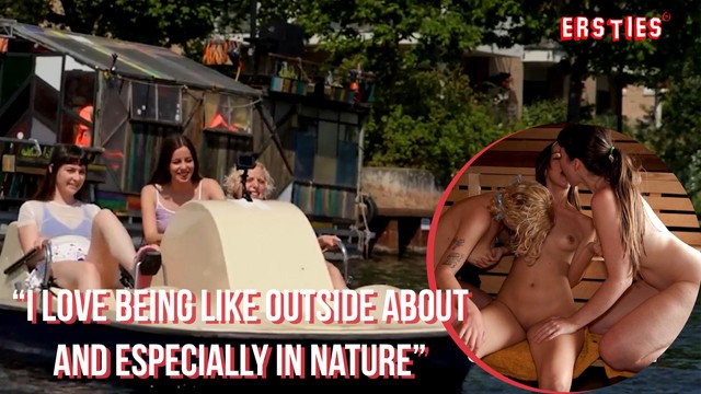 Ersties - 3 Lesbijki Zwiedzają Jezioro Topless Przed Seksem - Porn