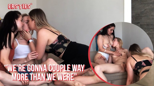 Ersties - Trzy Seksowne Dziewczyny Mają Gorący Lesbijski Trójkąt - Porn