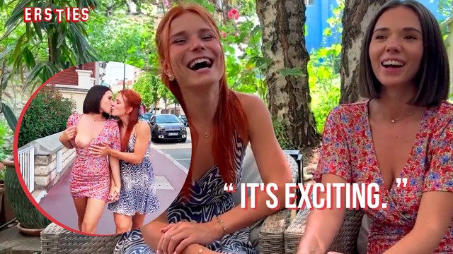 Ersties - Clemence & Eve Robią Niegrzeczne Lesbijskie Rzeczy Publicznie - Porn