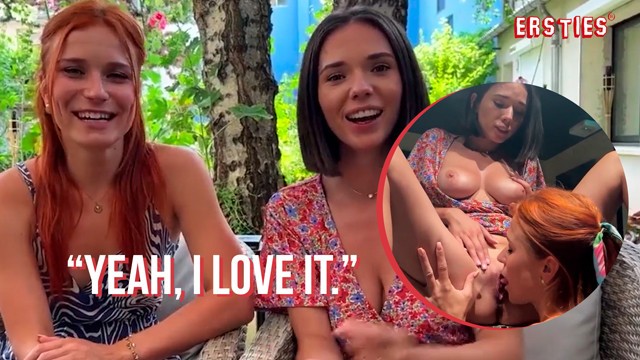 Ersties - Hot Panie Clemence & Eve Uprawiają Ryzykowny Publiczny Seks Lesbijski - Porn