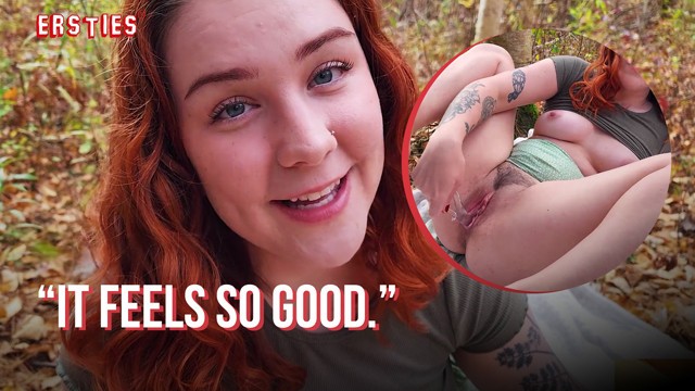 Ersties - Cute Amerykanka Autumn Znajduje Spokojne Miejsce do Masturbacji Na świeżym Powietrzu - Porn