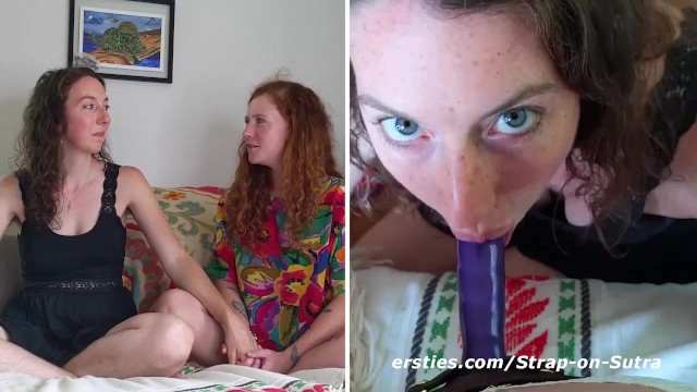 #Strap-on-Sutra z Aisling i Rue - Porn